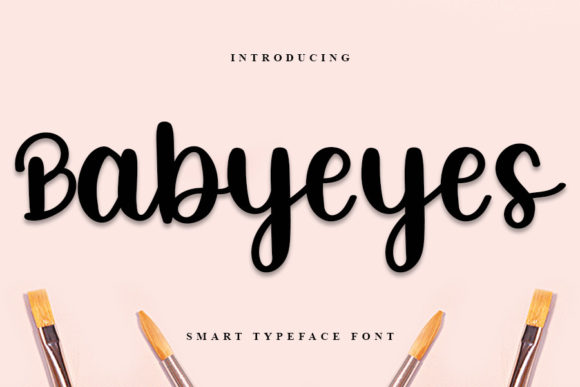 Babyeyes: A Handwritten Font for Creative Publishing