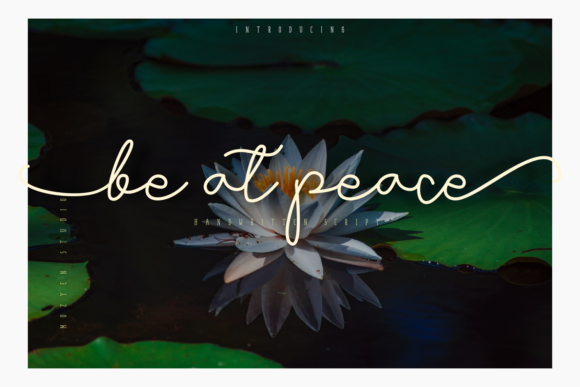 Be at Peace: A Calm Font for Creative Projects