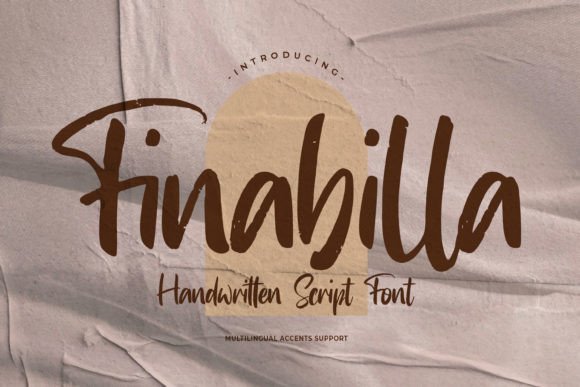 Finabilla: A Handwritten Font for Web Design