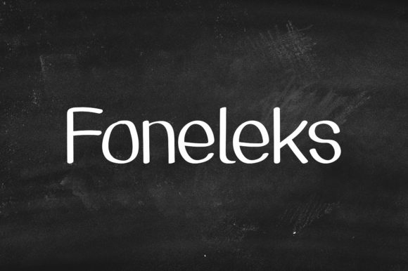 Foneleks: A Friendly Handwritten Font for Web Design
