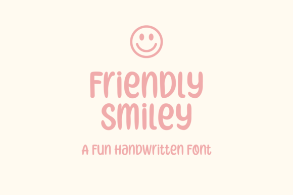 Friendly Smiley Font: A Handwritten Touch