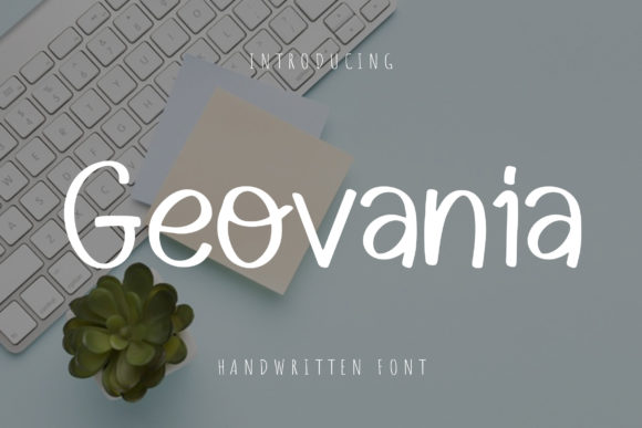 Geovania: A Whimsical Script Font