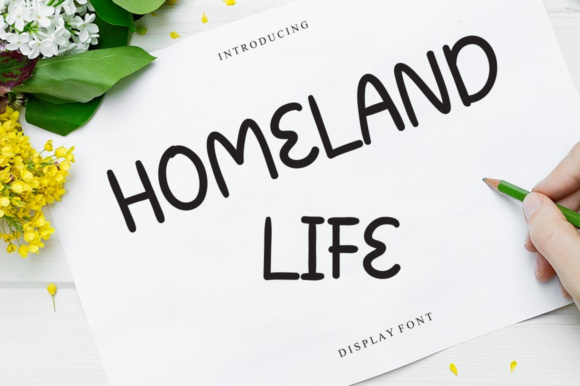 Homeland Life Font: Handmade Elegance