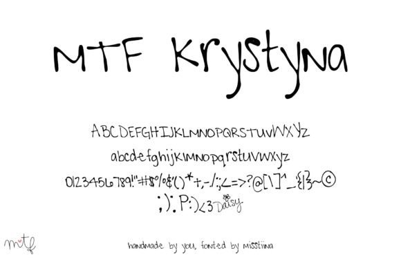 Krystyna: A Handwritten Font for Editorial Grace