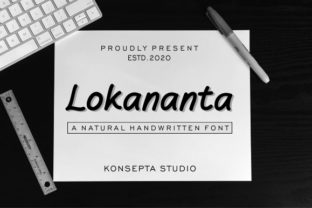 Lohananta: A Natural Handwritten Font