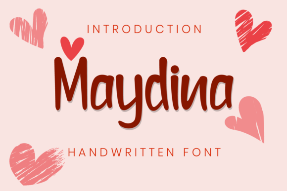 Maydina: A Sweet Handwritten Font