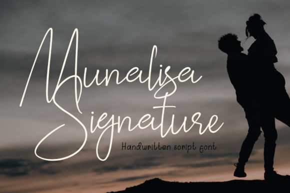 Munalisa: A Flowing Script for Creative Projects