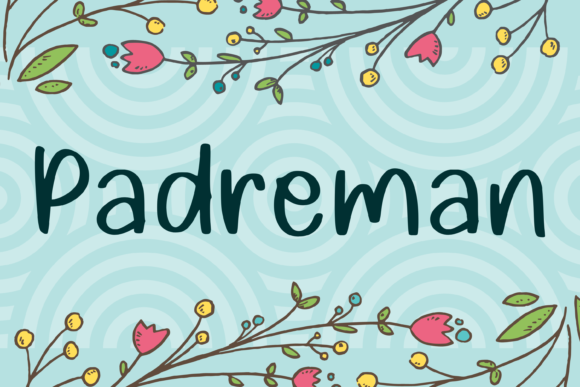 Padreman: A Friendly Handwritten Font