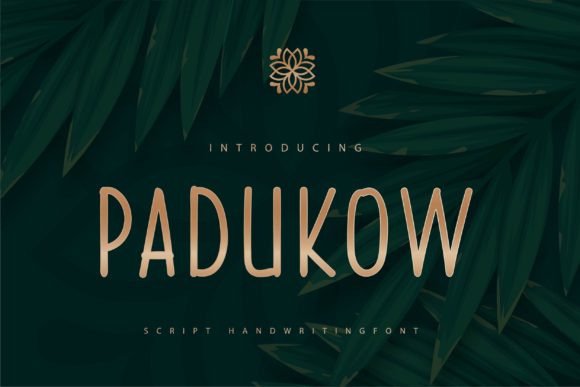 Padukow: A Handwritten Font for Calm Design