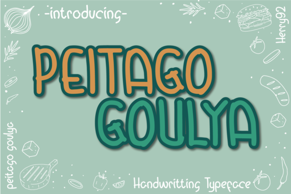 Peitago Goulya: A Friendly Font for Business