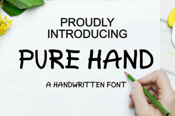 Pure Hand Font for Creative Design