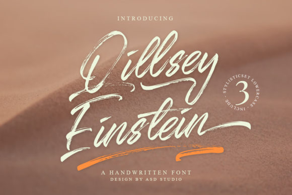 Qillsey Einstein: A Handwritten Font for Elegant Design