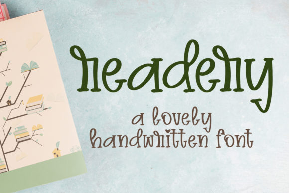 Readery: A Handwritten Font for Elegant Design