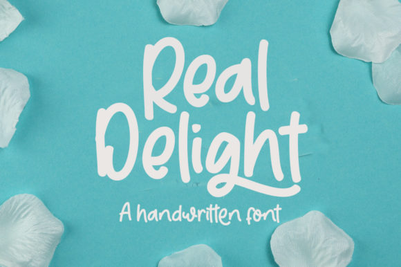 Real Delight: A Handwritten Font for Creative Makers