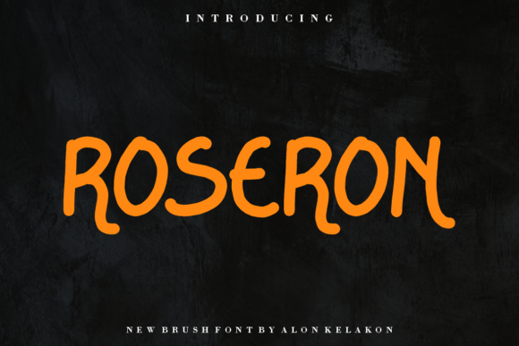 Roseron: A Fresh Handwritten Font