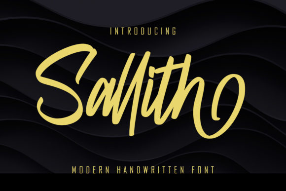 Sallith: A Versatile Handwritten Font