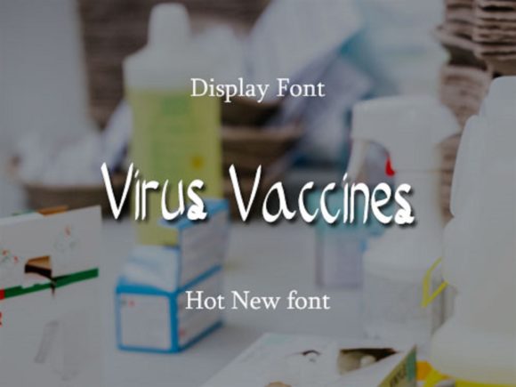Virus Vaccines Font Review