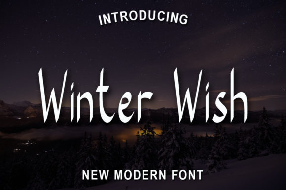 Winter Wish Font: A Handwritten Touch